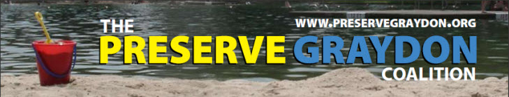 The Preserve Graydon Coalition banner